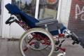 Wzek inwalidzki specjalny z regulacj oparcia i siedziska