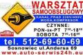 Warsztat samobsugowy - Mechanika i Wulkanizacja Sosnowiec